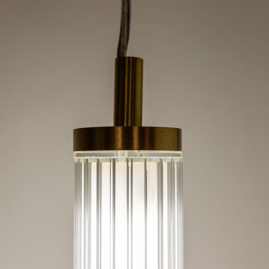 Zuma Line - LED димируем полилей на кабел LED/26W/230V 2700-6500K златист + дистанционно управление