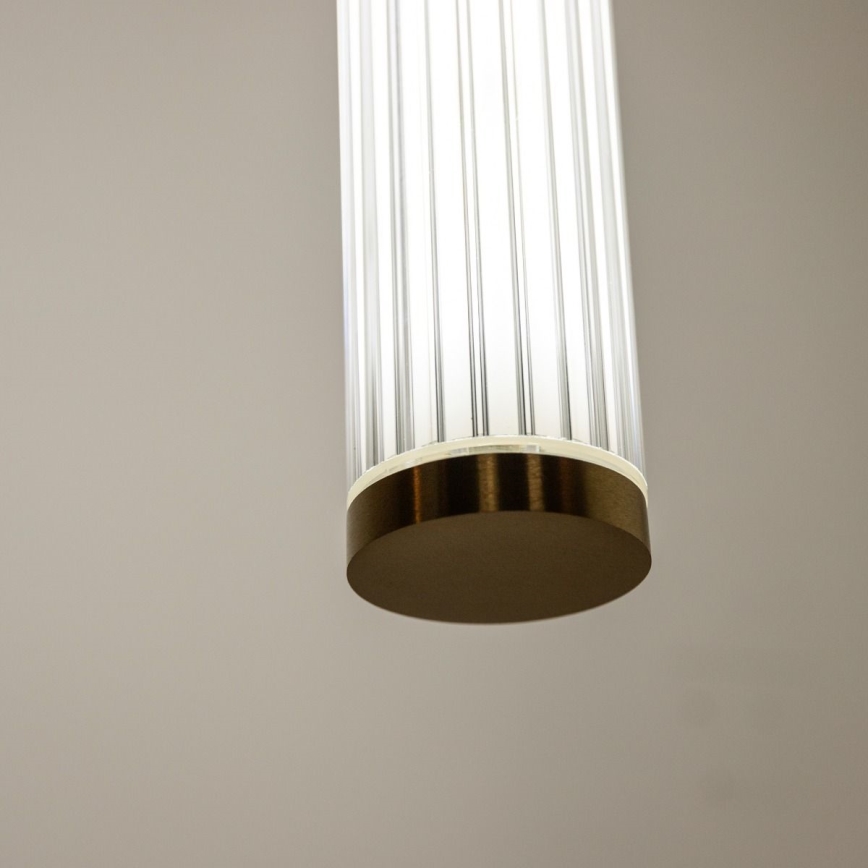 Zuma Line - LED димируем полилей на кабел LED/26W/230V 2700-6500K златист + дистанционно управление