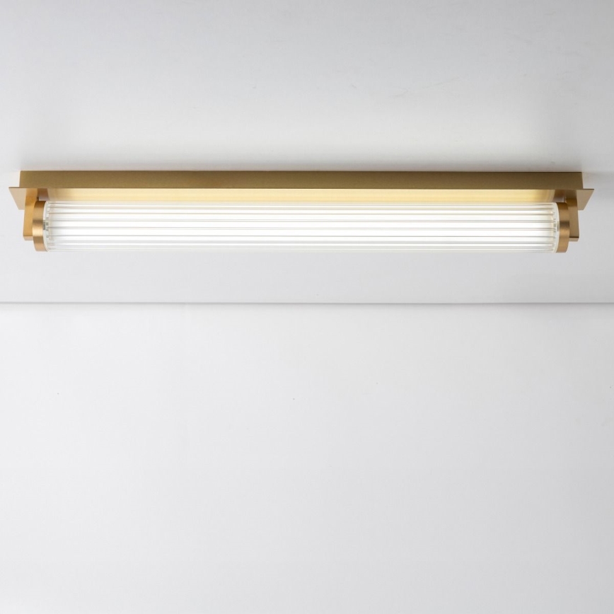 Zuma Line - Димируемо стеннo осветително тяло LED/26W/230V 2700-6500K златисто + дистанционно управление