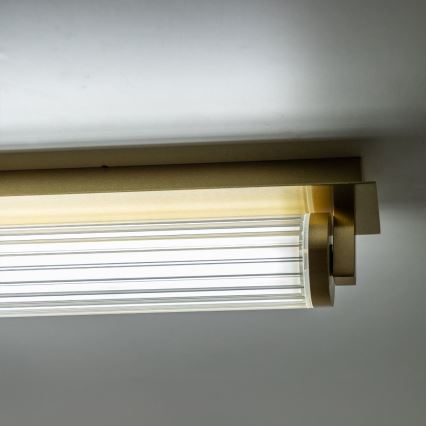 Zuma Line - Димируемо стеннo осветително тяло LED/26W/230V 2700-6500K златисто + дистанционно управление