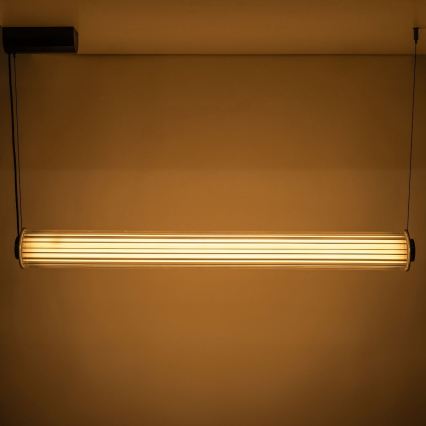 Zuma Line - Димируем LED полилей на кабел LED/39W/230V 2700-6500K черен + дистанционно управление