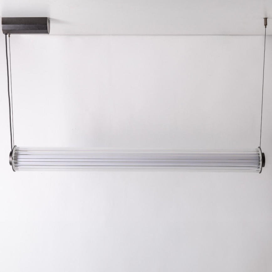 Zuma Line - Димируем LED полилей на кабел LED/39W/230V 2700-6500K черен + дистанционно управление