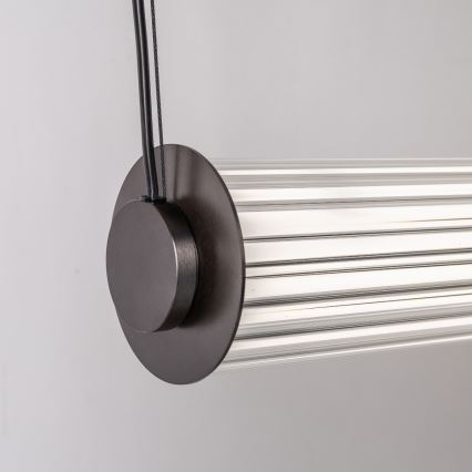Zuma Line - Димируем LED полилей на кабел LED/39W/230V 2700-6500K черен + дистанционно управление