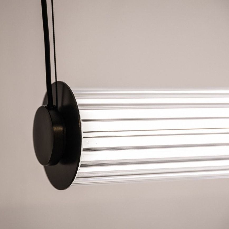 Zuma Line - Димируем LED полилей на кабел LED/39W/230V 2700-6500K черен + дистанционно управление