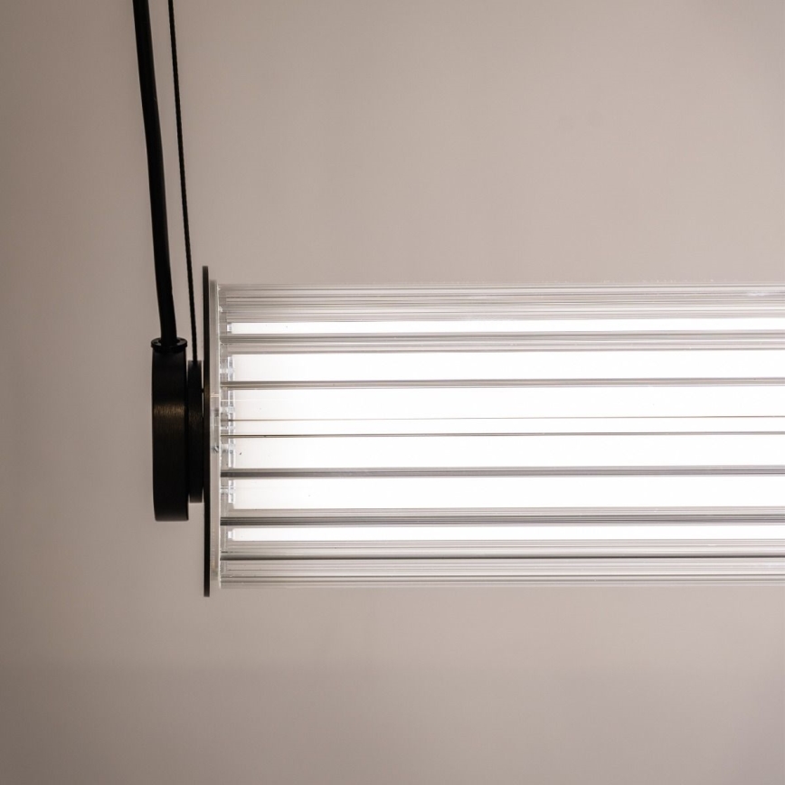 Zuma Line - Димируем LED полилей на кабел LED/39W/230V 2700-6500K черен + дистанционно управление