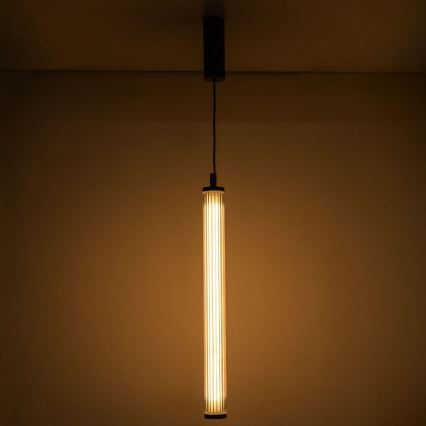 Zuma Line - Димируем LED полилей на кабел LED/26W/230V 2700-6500K черен + дистанционно управление