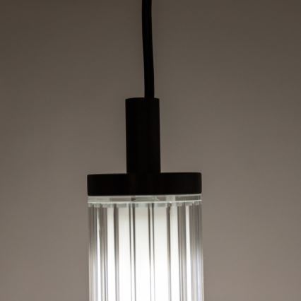 Zuma Line - Димируем LED полилей на кабел LED/26W/230V 2700-6500K черен + дистанционно управление
