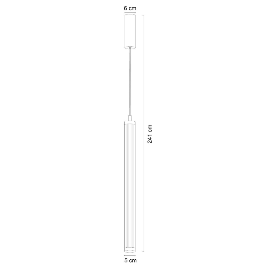 Zuma Line - Димируем LED полилей на кабел LED/26W/230V 2700-6500K черен + дистанционно управление
