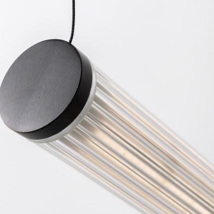 Zuma Line - LED полилей на кабел с възможност за димиране LED/64W/230V 2700-6500K черен + дистанционно управление