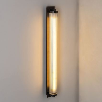 Zuma Line - Димируема LED стенна лампа LED/26W/230V 2700-6500K черна + дистанционно управление