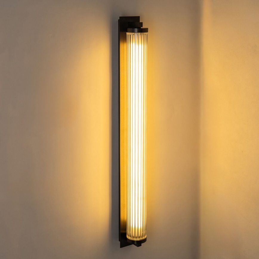 Zuma Line - Димируема LED стенна лампа LED/26W/230V 2700-6500K черна + дистанционно управление