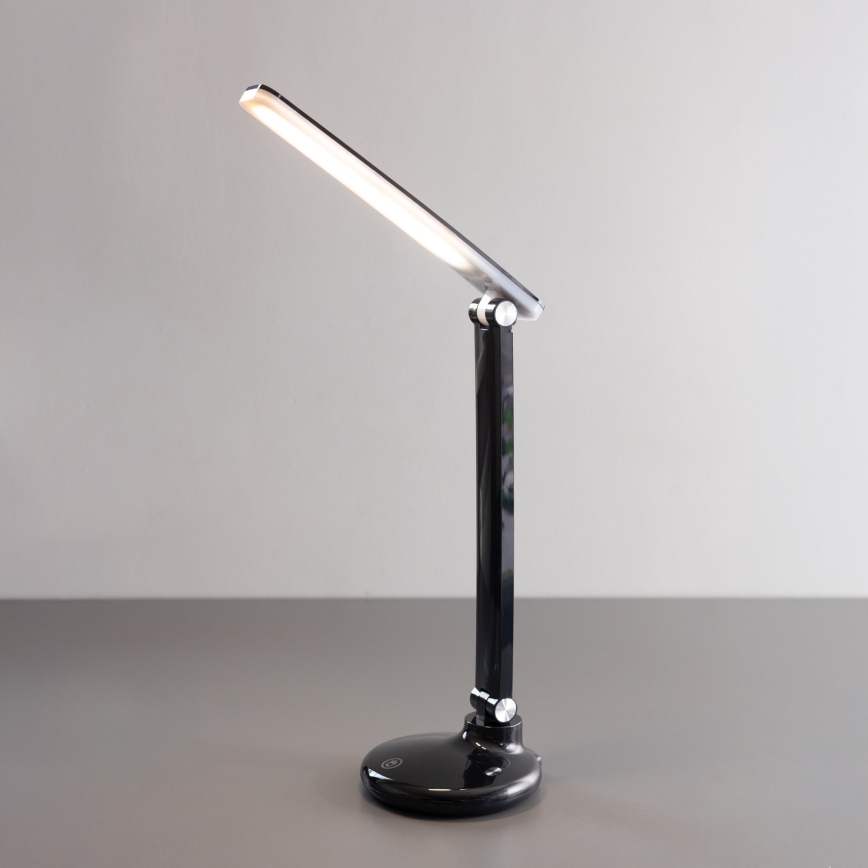 Zuma Line - LED Акумулаторен настолна лампа LED/6W/1200 mAh 3000/4500/6000K CRI 90 черен
