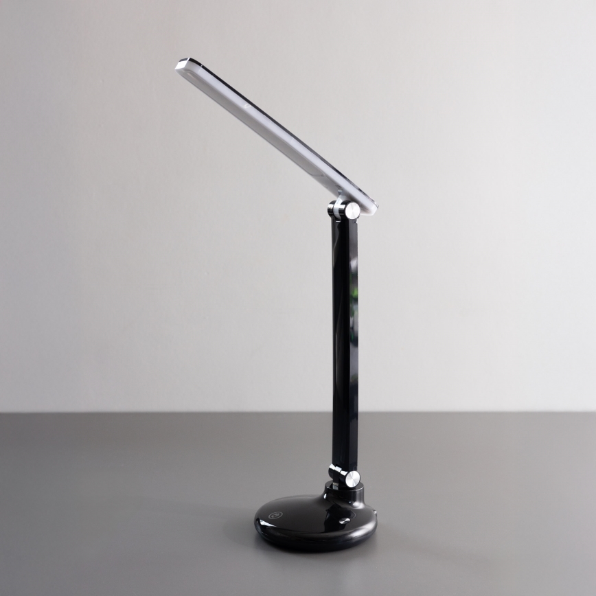 Zuma Line - LED Акумулаторен настолна лампа LED/6W/1200 mAh 3000/4500/6000K CRI 90 черен