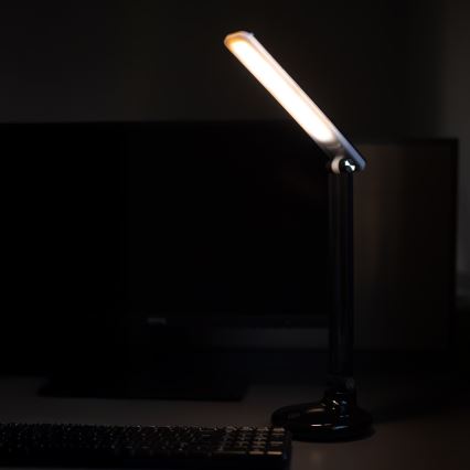 Zuma Line - LED презареждаема настолна лампа LED/6W/1200 mAh 3000/4500/6000K CRI 90 черна