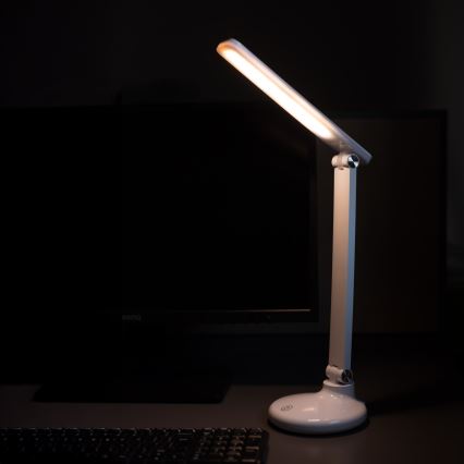 Zuma Line - LED Акумулаторен настолна лампа LED/6W/1200 mAh 3000/4500/6000K CRI 90 бял