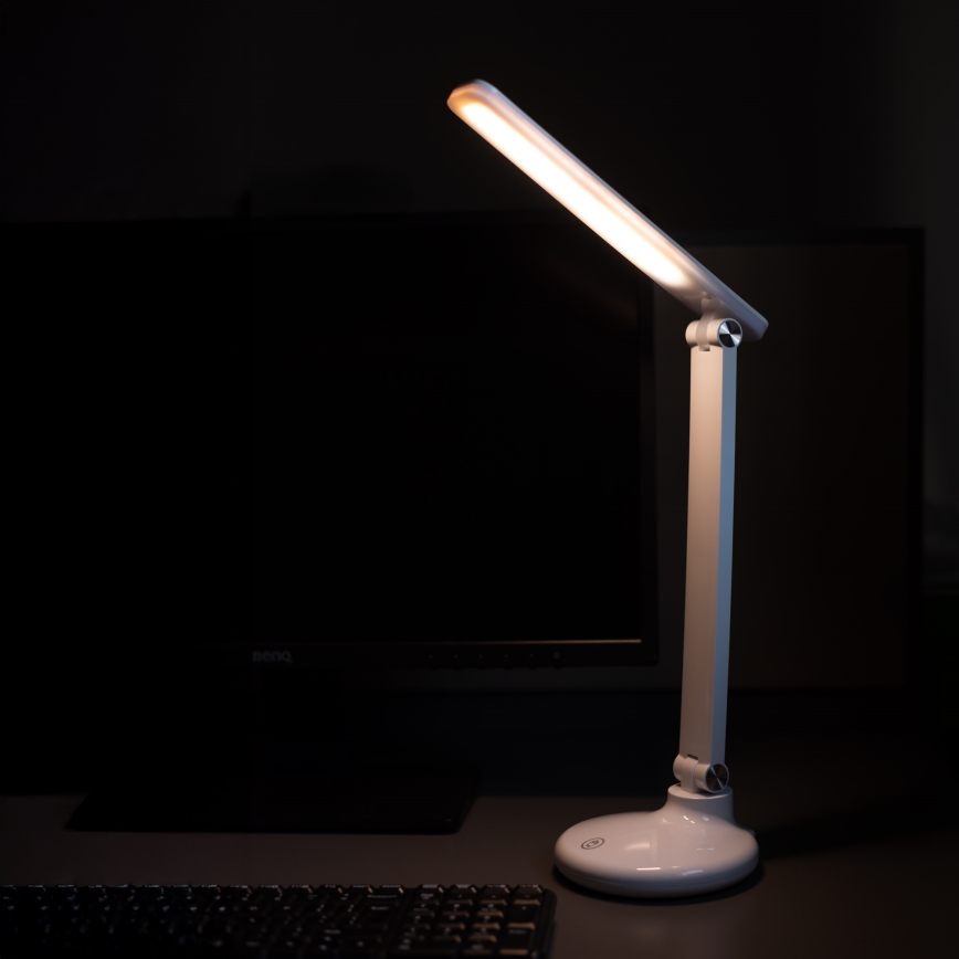 Zuma Line - LED Акумулаторен настолна лампа LED/6W/1200 mAh 3000/4500/6000K CRI 90 бял