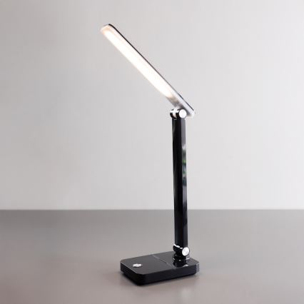 Zuma Line - LED Акумулаторен настолна лампа LED/8W/1200 mAh 3000/4500/6000K CRI 90 черен