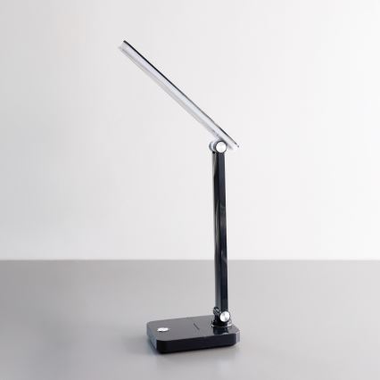 Zuma Line - LED Акумулаторен настолна лампа LED/8W/1200 mAh 3000/4500/6000K CRI 90 черен