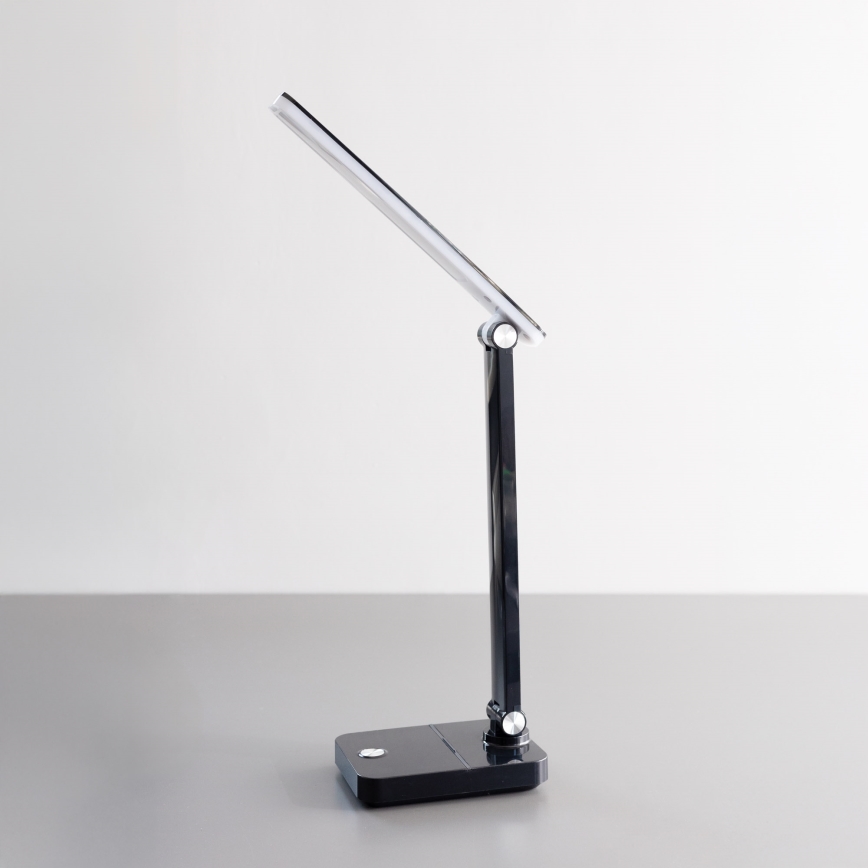 Zuma Line - LED Акумулаторен настолна лампа LED/8W/1200 mAh 3000/4500/6000K CRI 90 черен