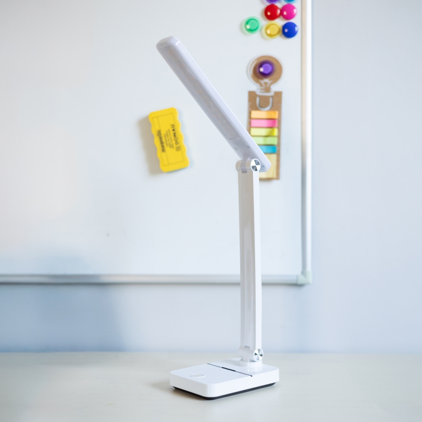 Zuma Line - LED Акумулаторен настолна лампа LED/8W/1200 mAh 3000/4500/6000K CRI 90 бял