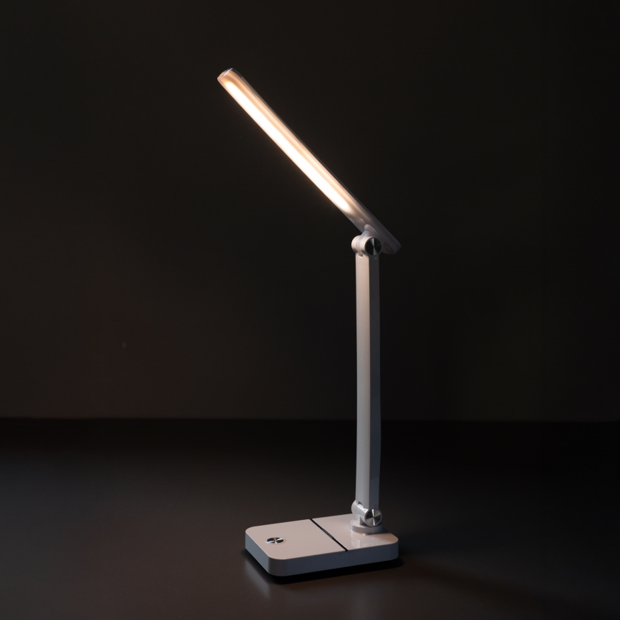 Zuma Line - LED Акумулаторен настолна лампа LED/8W/1200 mAh 3000/4500/6000K CRI 90 бял