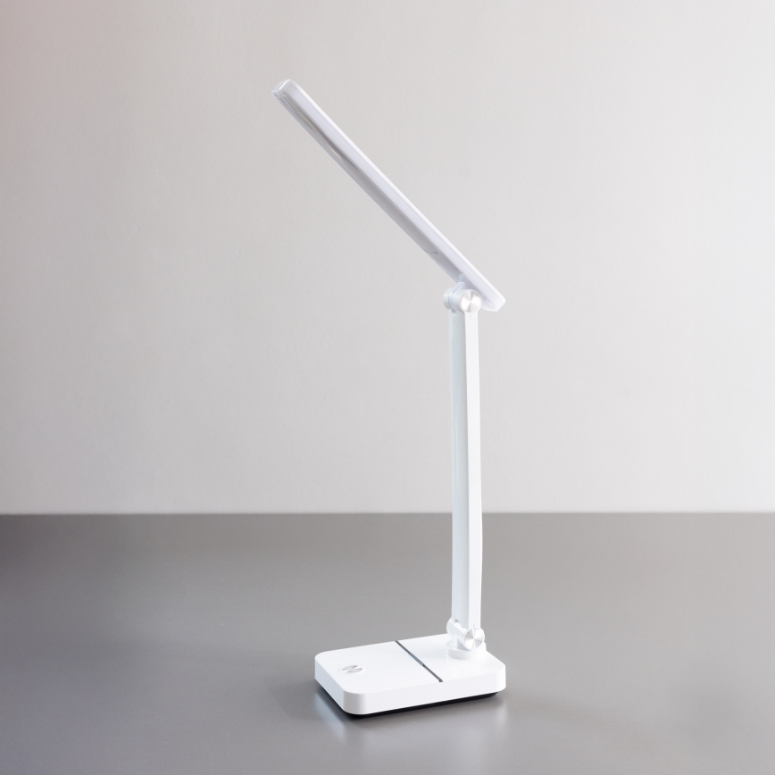 Zuma Line - LED Акумулаторен настолна лампа LED/8W/1200 mAh 3000/4500/6000K CRI 90 бял