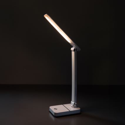 Zuma Line - LED презареждаема настолна лампа LED/8W/1200 mAh 3000/4500/6000K CRI 90 бяла