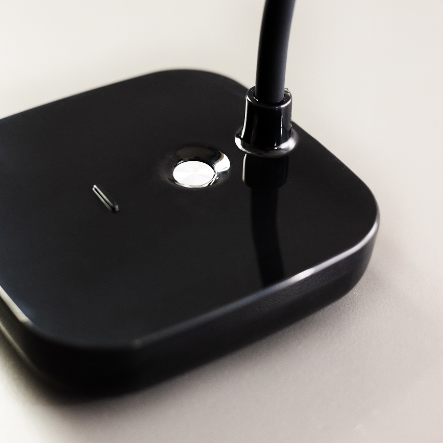 Zuma Line - LED Акумулаторен настолна лампа LED/7W/1200 mAh 3000/4500/6000K черен