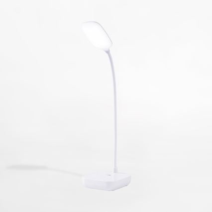 Zuma Line - LED Акумулаторен настолна лампа LED/7W/1200 mAh 3000/4500/6000K CRI 90 бял