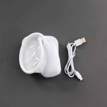 Zuma Line - LED Акумулаторен настолна лампа LED/7W/1200 mAh 3000/4500/6000K CRI 90 бял