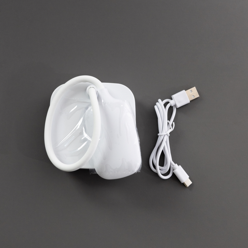 Zuma Line - LED Акумулаторен настолна лампа LED/7W/1200 mAh 3000/4500/6000K CRI 90 бял