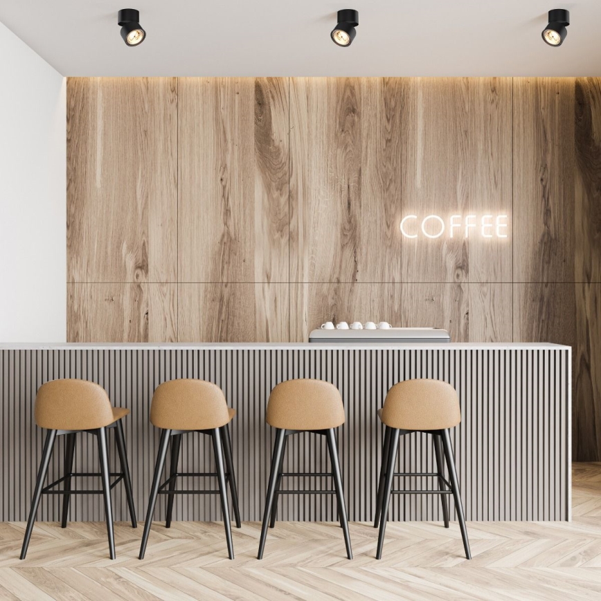 Zuma Line - Точково осветително тяло 1xGU10-ES111/15W/230V черно