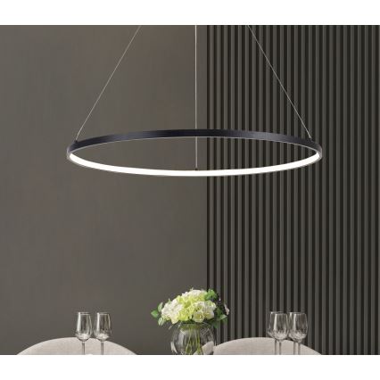 Zuma Line - LED полилей на кабел LED/36W/230V 3000/4000/6000K диаметър 80 cm черен