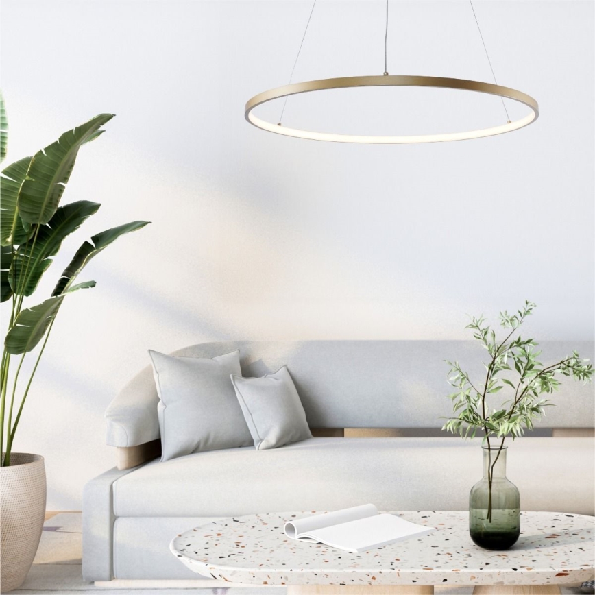 Zuma Line - LED Пендел LED/36W/230V 3000/4000/6000K Ø 80 см златист