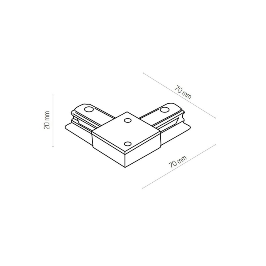 Zuma Line - Спот за релсова система 6xGU10/10W/230V черен + аксесоари за релса