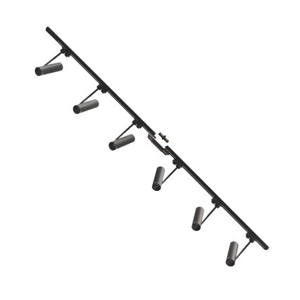 Zuma Line - Спот в релсова система 6xGU10/35W/230V черен
