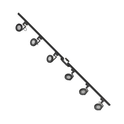 Zuma Line - Спот в релсова система 6xGU10/10W/230V черен