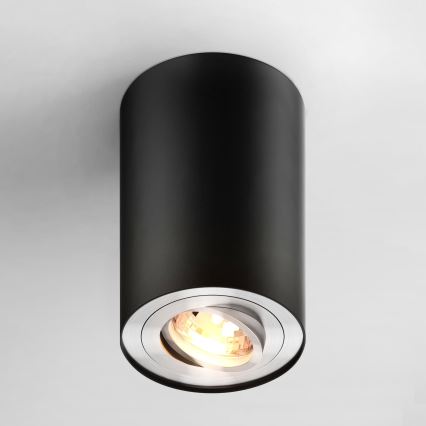 Zuma Line - LED RGBW димируемо точково осветително тяло 1xGU10/6W/230V черно + дистанционно управление