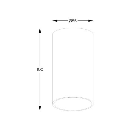 Zuma Line - Димируемо LED RGBW точково осветително тяло 1xGU10/4,8W/230V бяло + дистанционно управление
