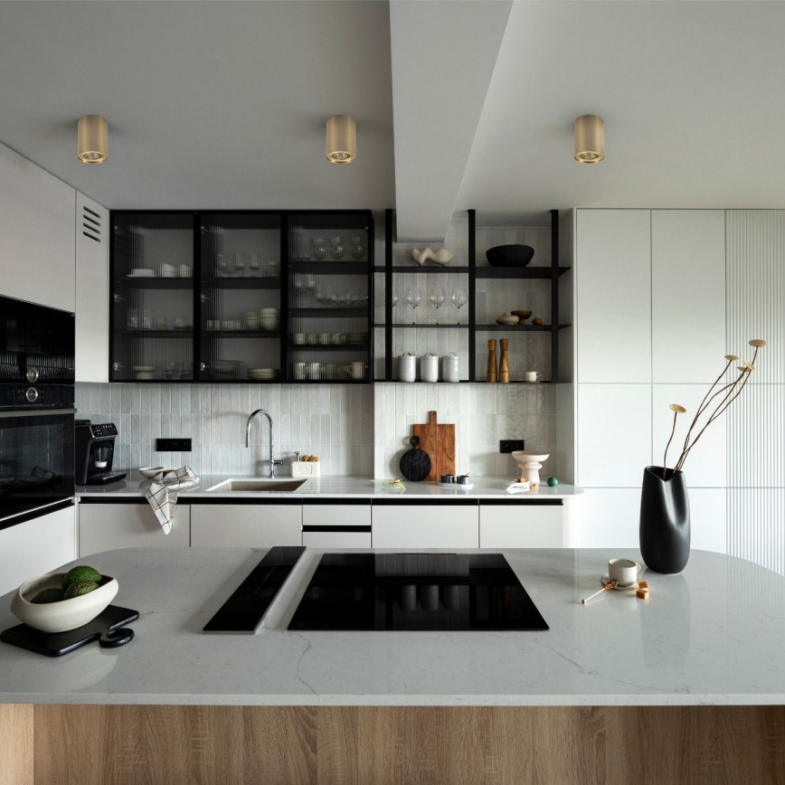 Zuma Line - LED RGBW спот с възможност за затъмняване 1xGU10/6W/230V златист + дистанционно управление