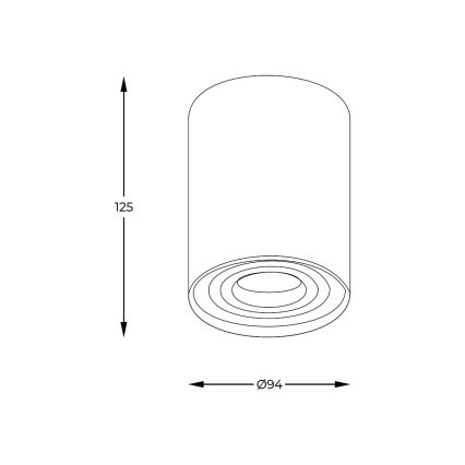 Zuma Line - LED RGBW спот с възможност за затъмняване 1xGU10/6W/230V златист + дистанционно управление
