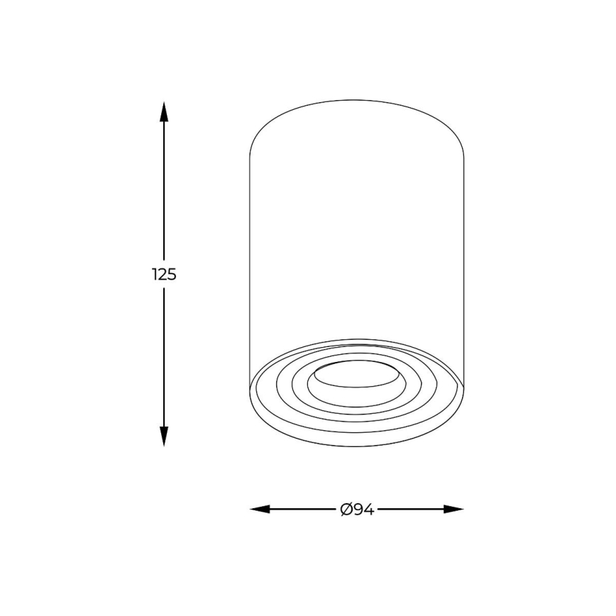 Zuma Line - LED RGBW спот с възможност за затъмняване 1xGU10/6W/230V златист + дистанционно управление