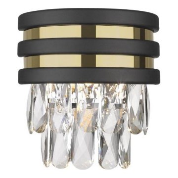 Zuma Line - Аплик 1xG9/42W/230V черно/златисто