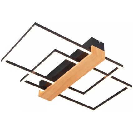 Zuma Line - LED Плафониера LED/39W/230V 3000K черен/бор