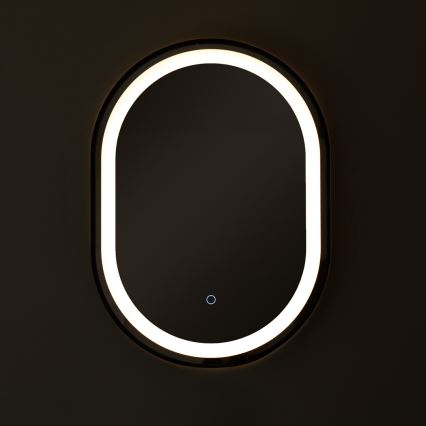 Zuma Line - LED Баня стена огледало с подсветка LED/24W/230V 3000/4000/6000K 70x50 см IP44 черен