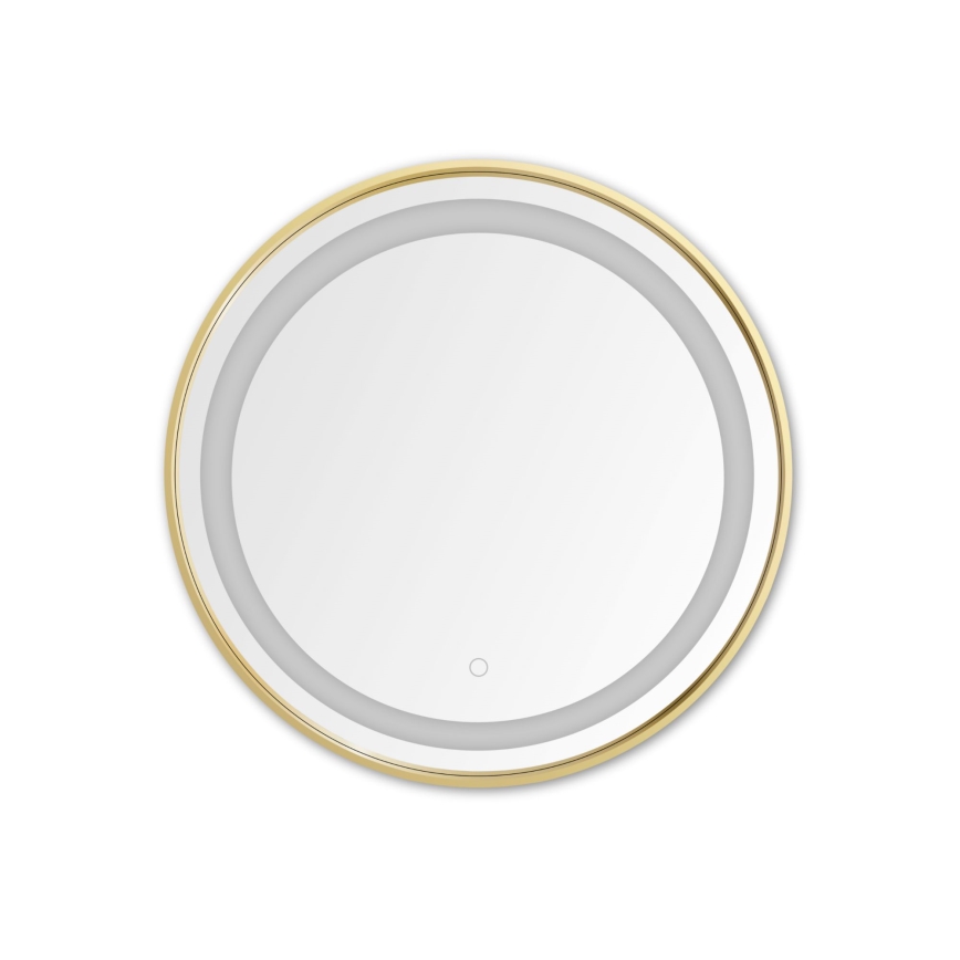Zuma Line - LED Баня стена огледало с подсветка LED/24W/230V 3000/4000/6000K Ø 60 см IP44 златист