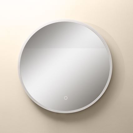 Zuma Line - LED Баня стена огледало с подсветка LED/24W/230V 3000/4000/6000K Ø 60 см IP44 бял/златист
