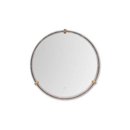 Zuma Line - LED Баня стена огледало с подсветка LED/24W/230V 3000/4000/6000K Ø 60 см IP44 прозрачен/златист