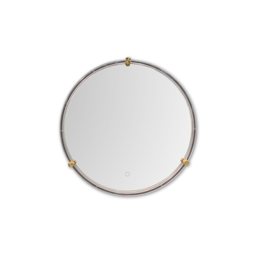 Zuma Line - LED Баня стена огледало с подсветка LED/24W/230V 3000/4000/6000K Ø 60 см IP44 прозрачен/златист