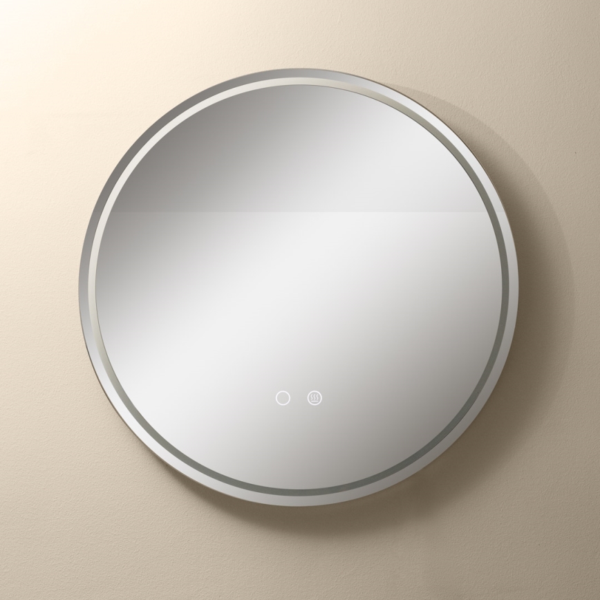 Zuma Line - LED Баня отопляем стена огледало с подсветка LED/24W/230V 3000/4000/6000K Ø 60 см IP44